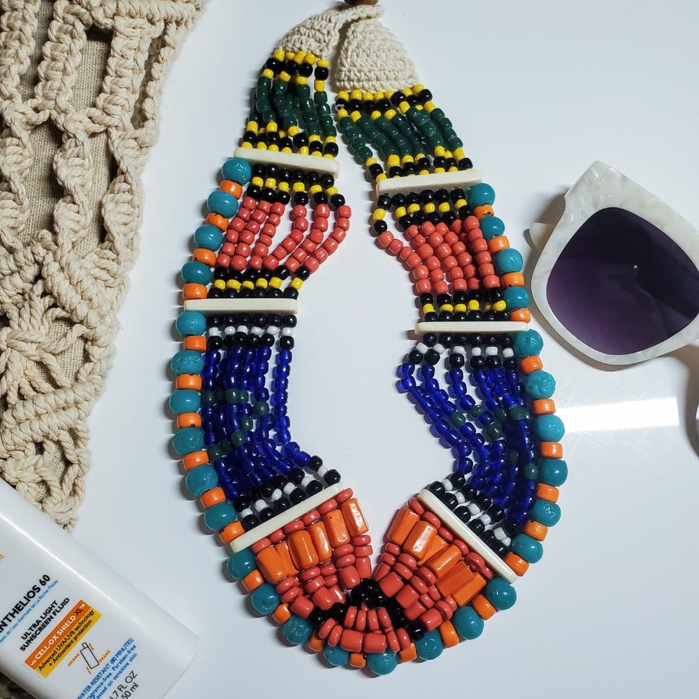 Zara multi row neckace
